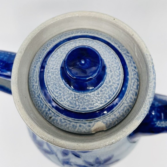 Rare Gres de La Roche Jos Kalb Salt Glazed Pottery Coffee Teapot w Lid Pitcher - Picture 5 of 10